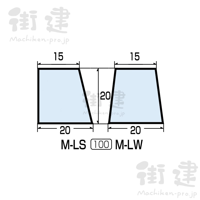 発泡目地棒 M-LS(M-LS): 材料 ｜ 街建プロ
