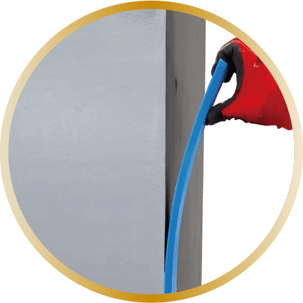 剥がしている途中の画像